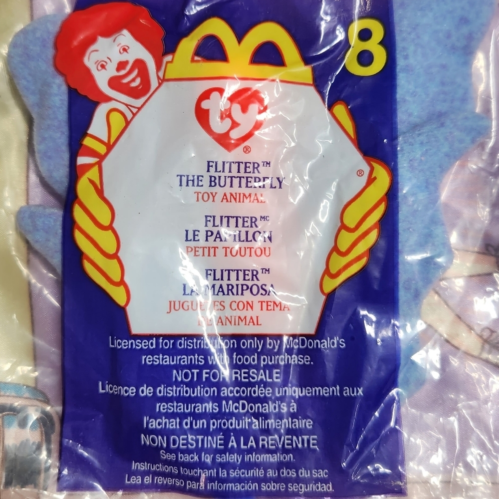Mcdonald ty toy animals